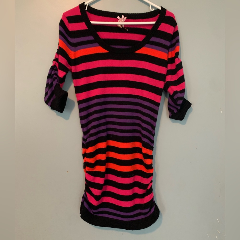 Striped Scoop Neck